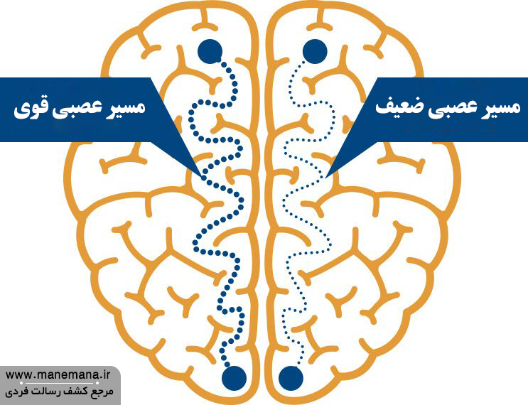 شکل گیری مسیر عصبی قوی با تمرین